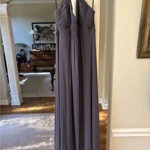 BCBGMaxAzria Charcoal Maxi Dress